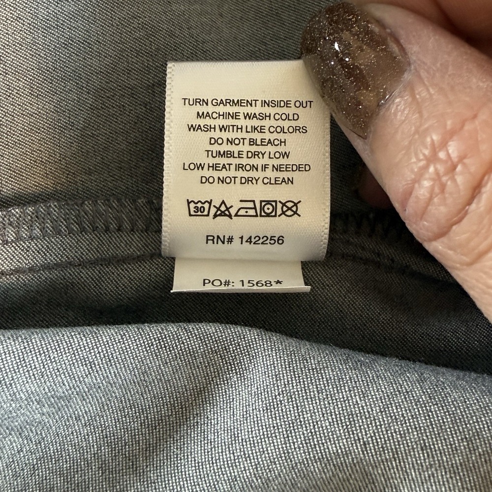 Figs Scrubs Technical Collection Short Sleeve Top Womens XL Charcoal Gray - Picture 10 of 10